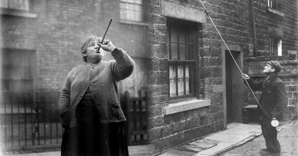 Weird history of the life of the knocker uppers in Britain & other parts of the Europe