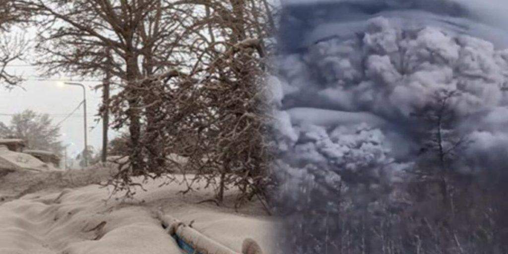 রাশিয়ার আগ্নেয়গিরি শিবেলুচ হঠাৎ অগ্ন্যুৎপাত করা শুরু করেছে / Russia volcano Shiveluch suddenly erupted