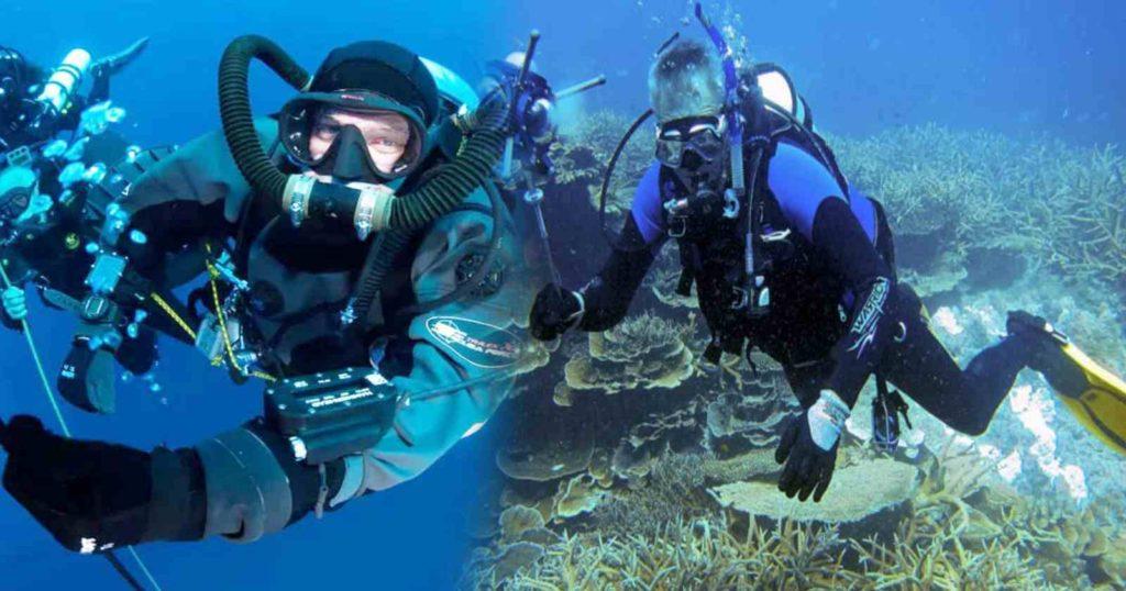 জলের নীচে রয়েছেন প্রফেসর জোসেফ দিতুরি / Professor Joseph Dituri Living Underwater