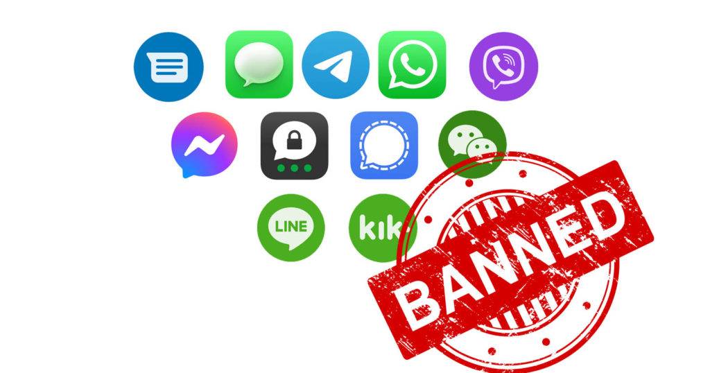 Messenger Apps Banned in India