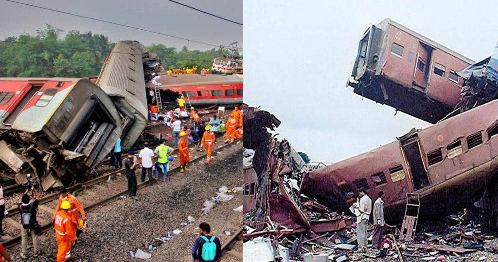 Train Accident History in India: করমন্ডল এক্সপ্রেস দুর্ঘটনা (বাঁ দিকে), গাইসাল ট্রেন দুর্ঘটনা (ডান দিকে)।