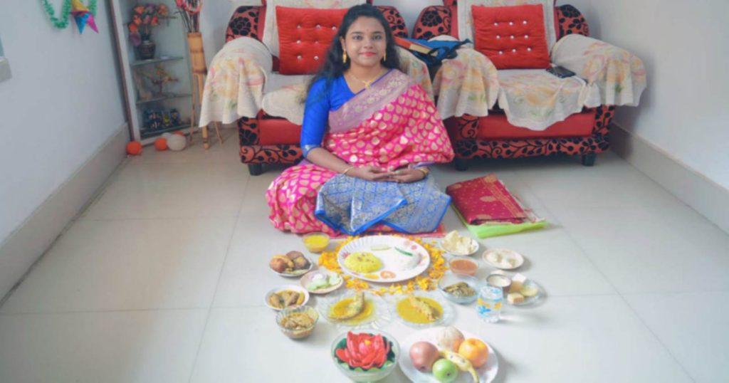 'Aiburo Bhaat' ritual before Bengali weddings / বাঙালি বিয়ের পূর্বে আইবুড়ো ভাত খাওয়ানোর রীতি