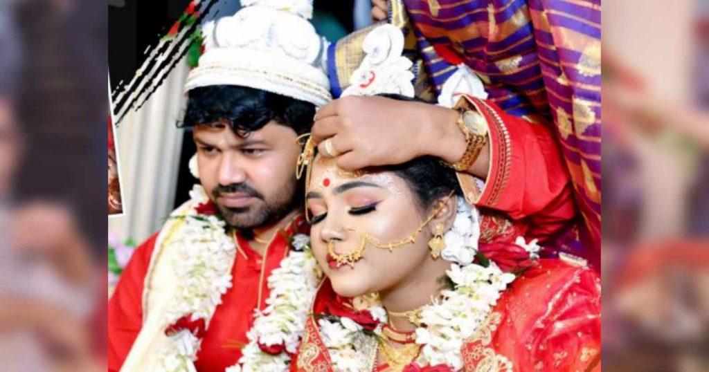 'Sindur Daan' ritual in Bengali weddings / বাঙালি বিয়েতে সিঁদুর দান
