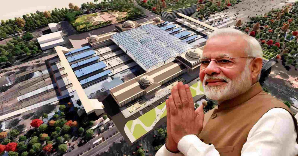 PM Narendra Modi with Amrit Bharat Station Scheme