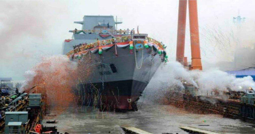 Indian Warship INS Vindhyagiri