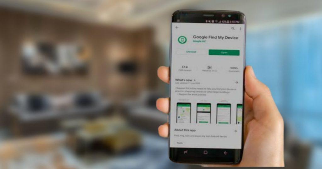 Tracking lost phones using Google Find My Device