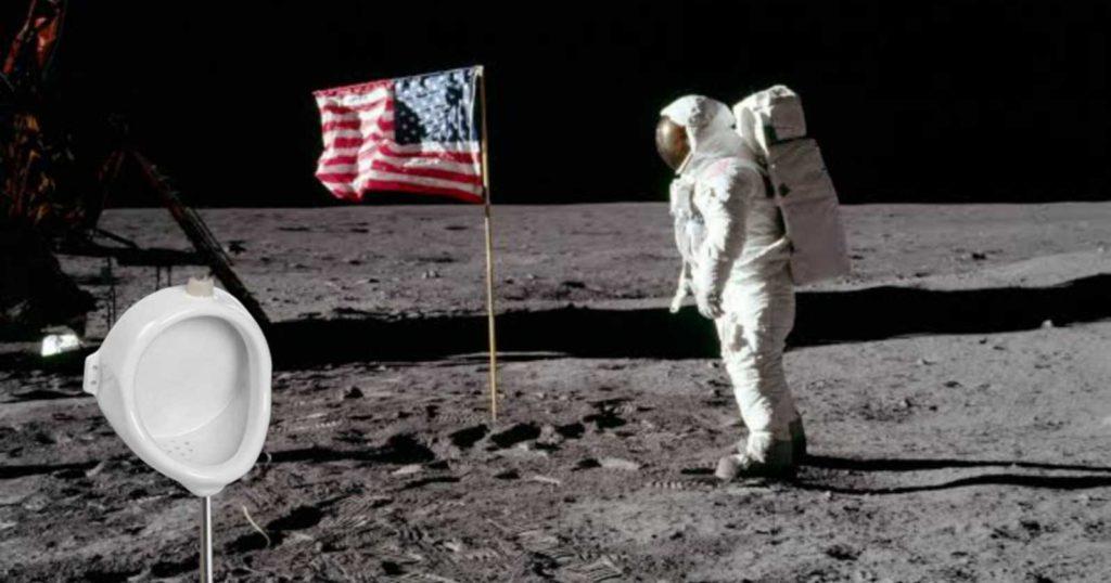 NASA astronauts conducted many experiments on the moon. Urination is one of them.